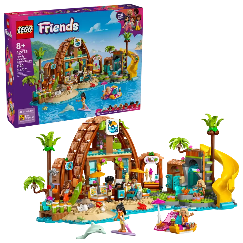 LEGO® Friends 42673 Rodinná dovolenka na pláži