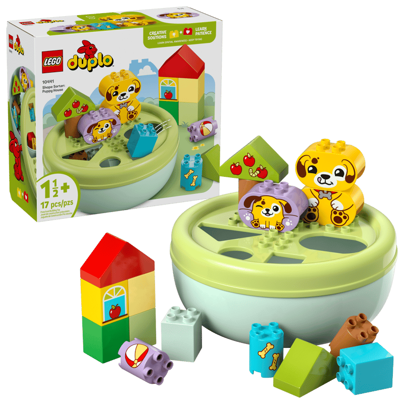 LEGO® DUPLO® 10441 Triedenie tvarov: Domček pre šteniatka