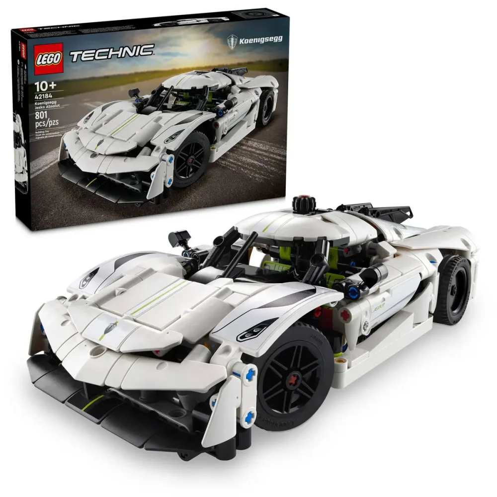 LEGO® Technic 42184 Biele hyperauto Koenigsegg Jesko Absolut