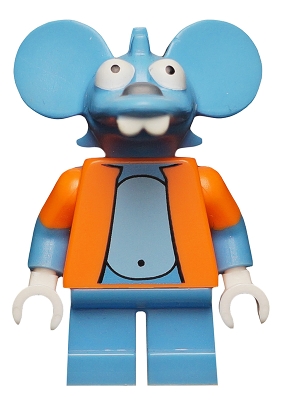sim019 Itchy, The Simpsons, Series 1 (Minifigure Only without Stand and Accessories)