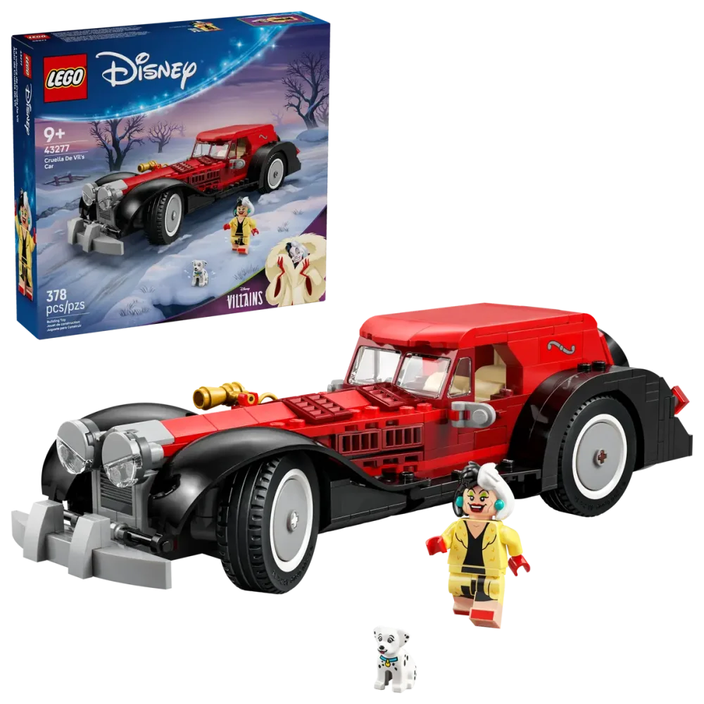 LEGO® Disney 43277 Cruella De Vil a jej auto
