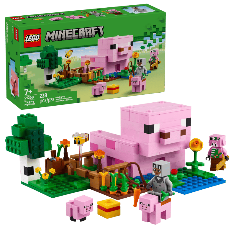 LEGO® Minecraft 21268 Domček Prasiatka