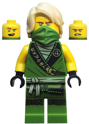 njo0574 Lloyd - Legacy, Rebooted, Ninjago Logogram 'MANTER' on Torso