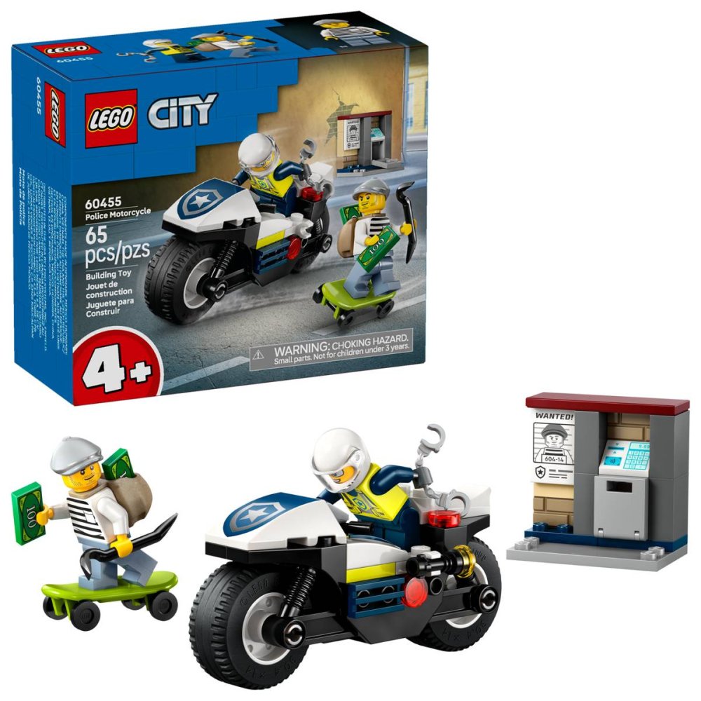 LEGO® City 60455 Naháňačka na policajnej motorke