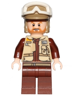 sw0804 Rebel Trooper, Goggles, Dark Tan Helmet, Brown Beard (Corporal Rostok)