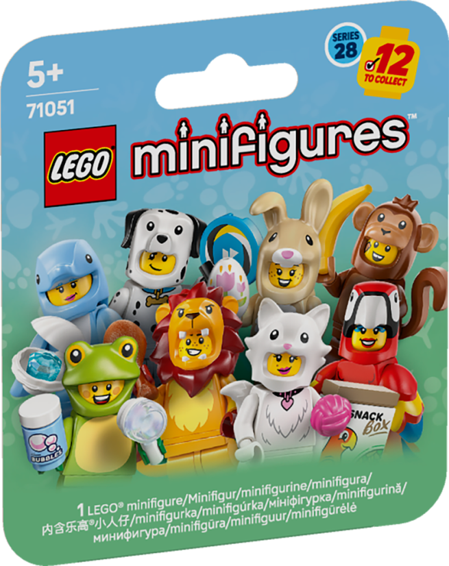 LEGO® Minifigurky 71051 28. série – zvířata - kompletní série - 12 ks