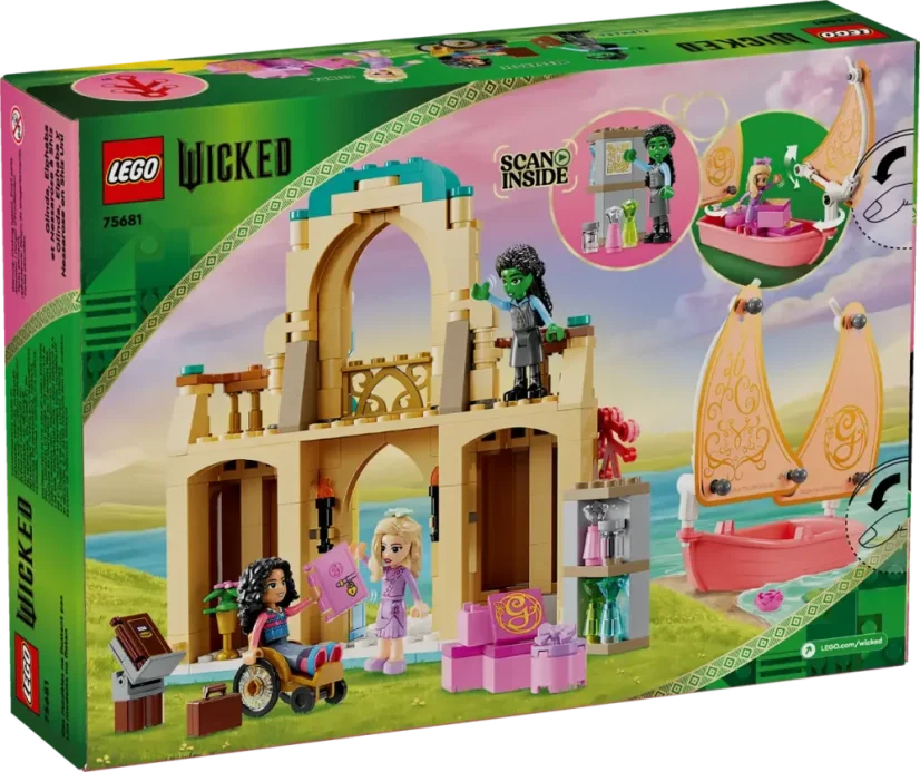 LEGO® Wicked 75681 Glinda, Elphaba i Nessarose na Shiz University