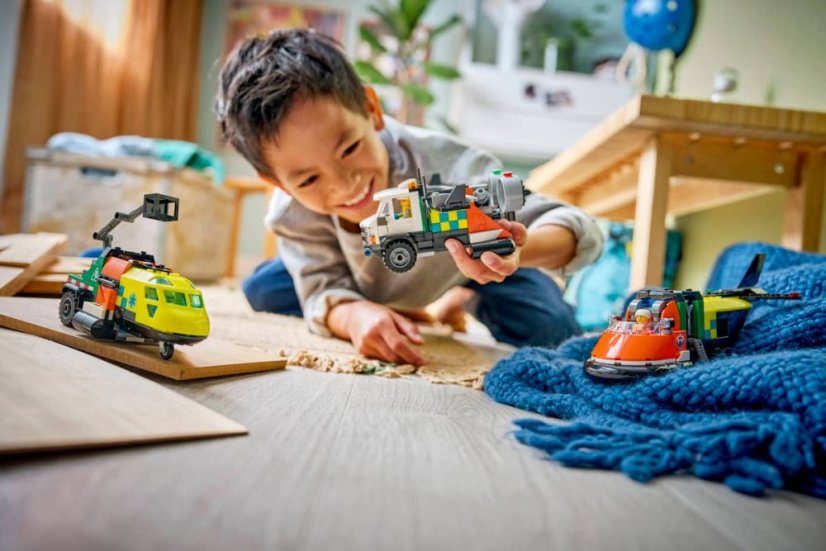 LEGO® City 60505 Remix: Letadlo, servisní vůz a vznášedlo