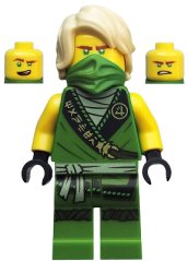 njo0574 Lloyd - Legacy, Rebooted, Ninjago Logogram 'MANTER' on Torso