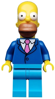 sim028 Date Night Homer, The Simpsons, Series 2 (Minifigure Only without Stand and Accessories)