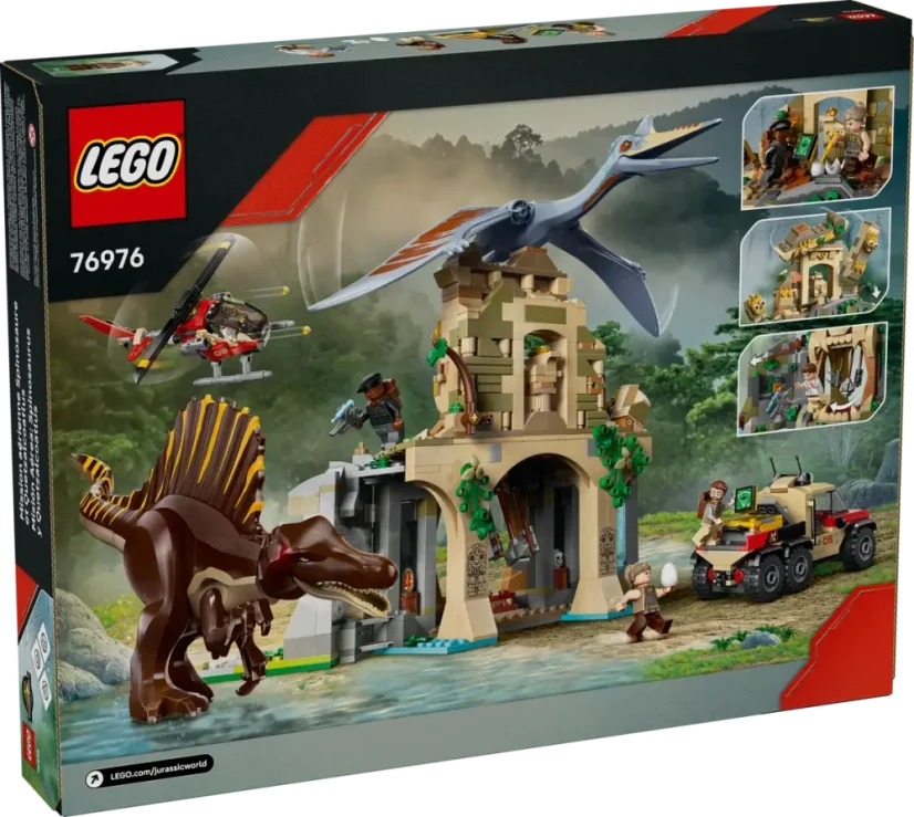 LEGO® Jurassic World 76976 Letecká mise se spinosaurem a quetzalcoatlem