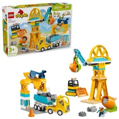 LEGO® DUPLO® 10476 Plac budowy z pojazdami 3 w 1