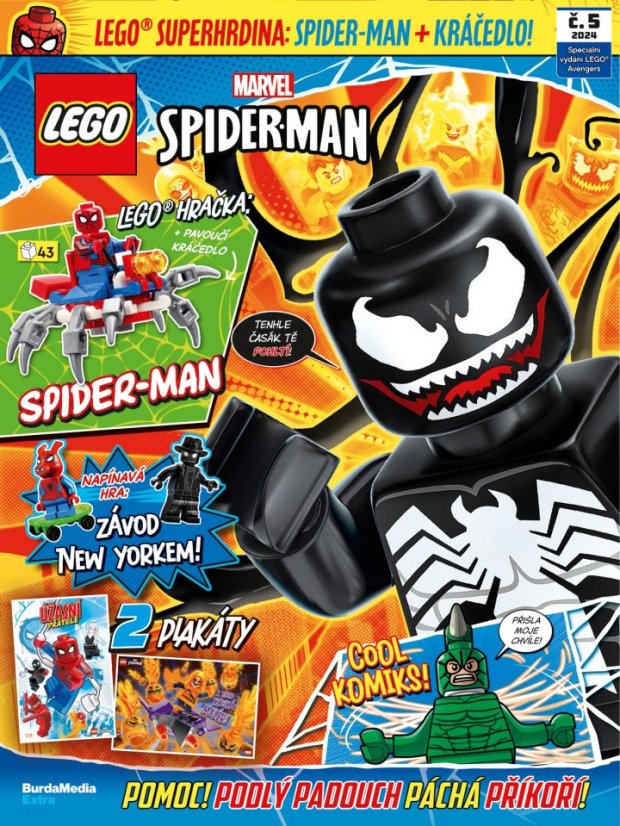 LEGO® Marvel Avengers Spiderman 5/2024 Magazine CZ Version