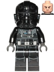 sw1138 Imperial TIE Fighter Pilot - Light Nougat Head, Frown