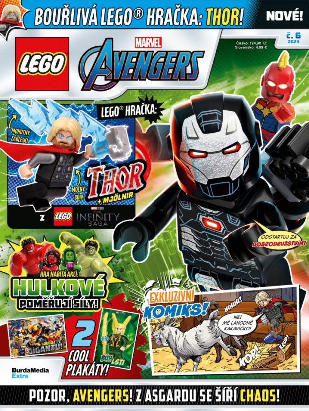 Časopis LEGO® Marvel Avengers 6/2024