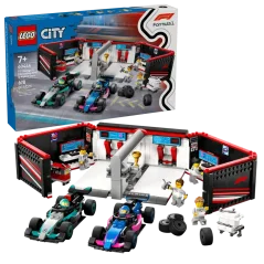 LEGO City 60444 Garáž F1® a autá Mercedes-AMG a Alpine
