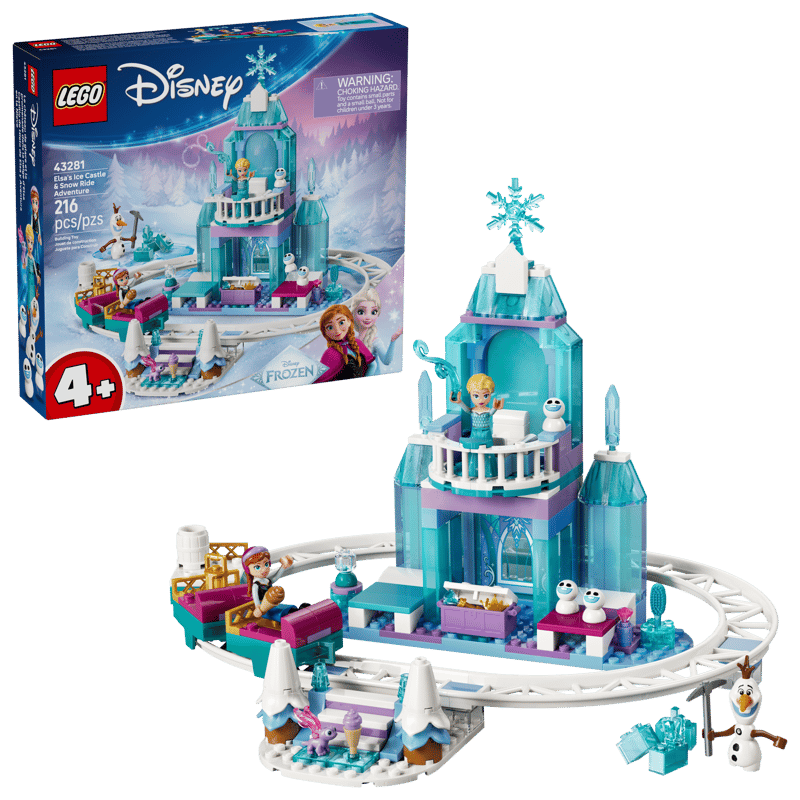 LEGO® Disney Princess 43281 Elsa's Ice Castle & Snow Ride Adventure