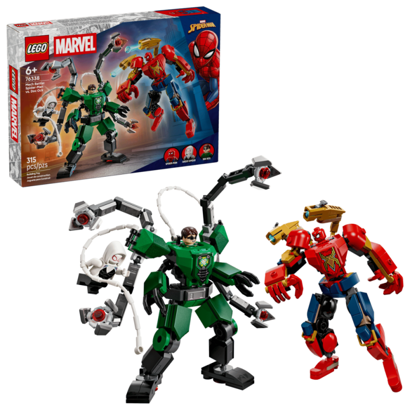 LEGO® Super Heroes 76338 Bitva robotů: Spider-Man vs. Doc Ock