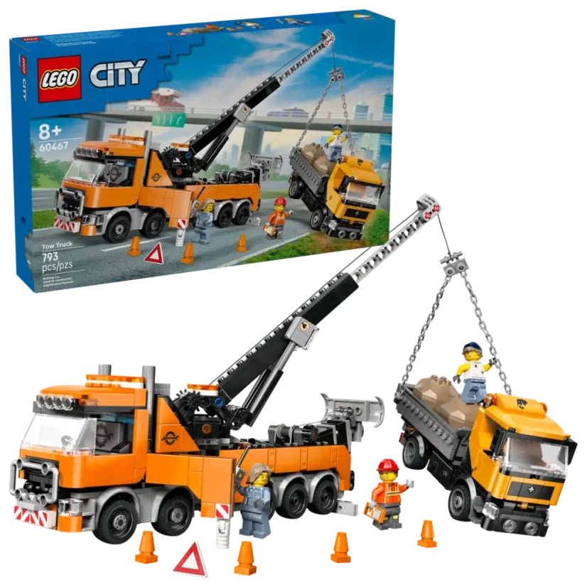 LEGO® City 60467 Výkonný vyprošťovací odtahový vůz s jeřábem