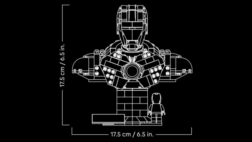 LEGO® Marvel 76327 Busta Iron Man MK4