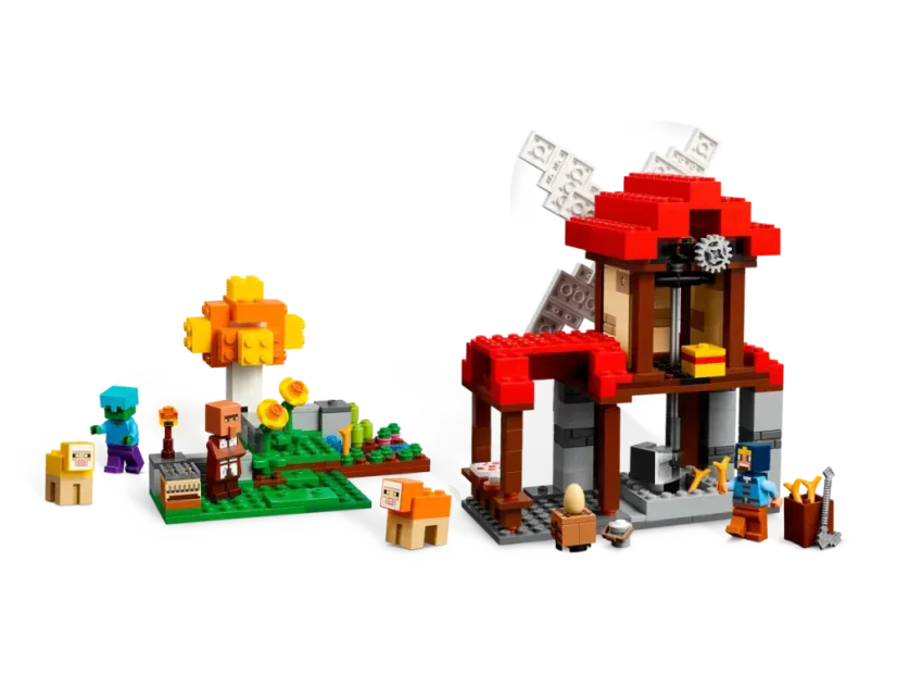 LEGO® Minecraft 21262 Farma s veterným mlynom