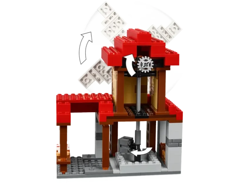 LEGO® Minecraft 21262 Farma s veterným mlynom