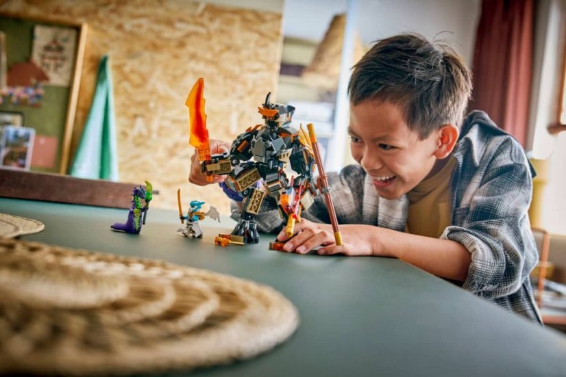 LEGO® NINJAGO® 71854 Cole's Mission Mech & Dragon Zane