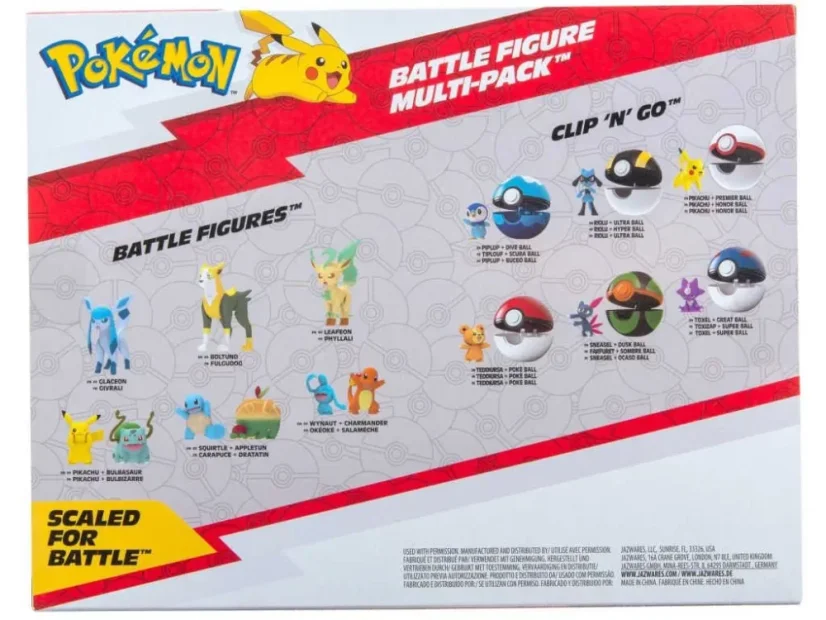 Jazwares Pokémon figúrky Multipack 6 figůrok
