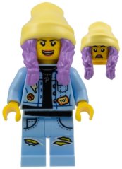 hs014 Parker L. Jackson - Denim Jacket with Beanie (Open Mouth Smile / Scared)