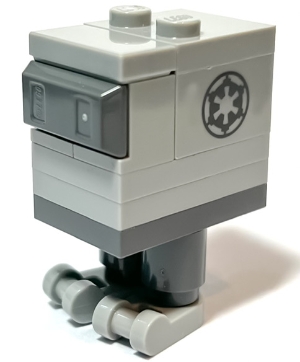 sw1252 Gonk Droid (GNK Power Droid), Light Bluish Gray Body and Feet, Imperial Logo