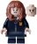 hp468 Hermione Granger - Gryffindor Robe Clasped, Black Skirt, Black Short Legs with Dark Bluish Gray Stripes, Open Mouth Scared / Closed Mouth Grin