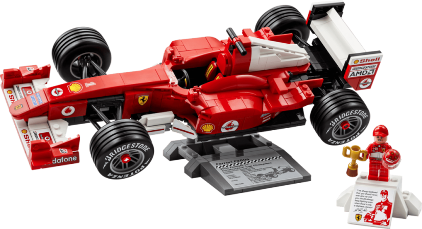 LEGO® ICONS 11375 Ferrari F2004 & Michael Schumacher