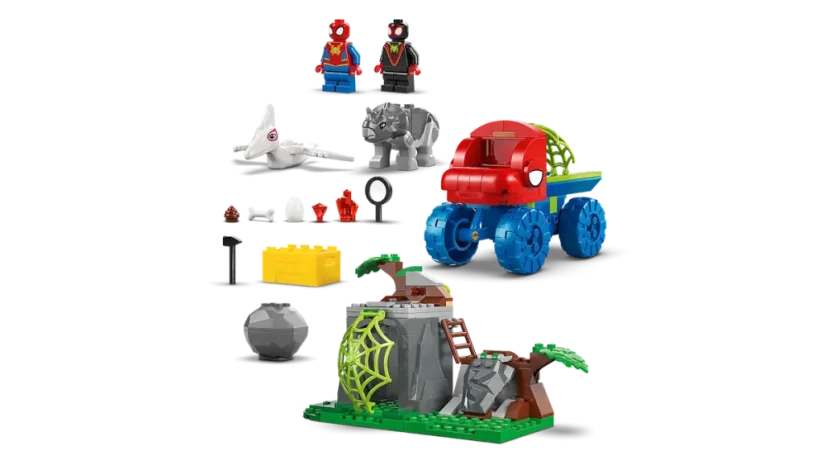 LEGO® Marvel 11199 Spideyho tím a záchrana dinosaurov s truckom