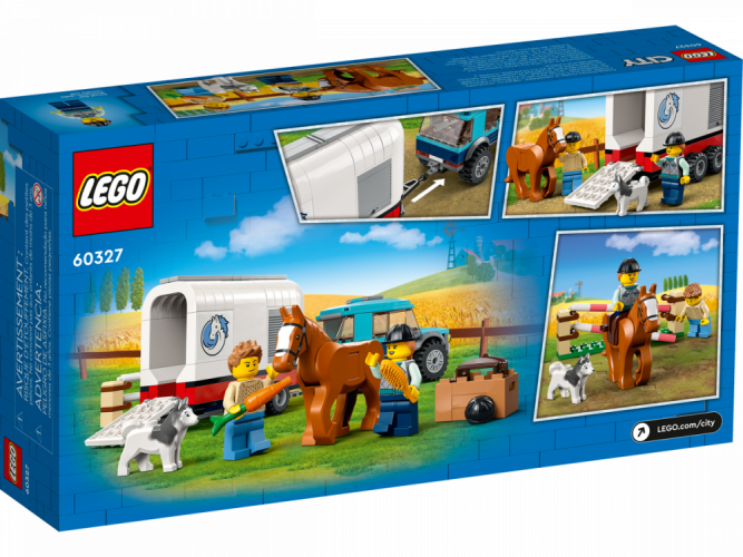 LEGO® City 60327 Przyczepa do przewozu koni