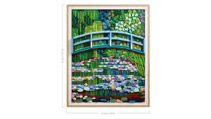 LEGO® Art 31220 Claude Monet – Most nad jazierkom s leknami