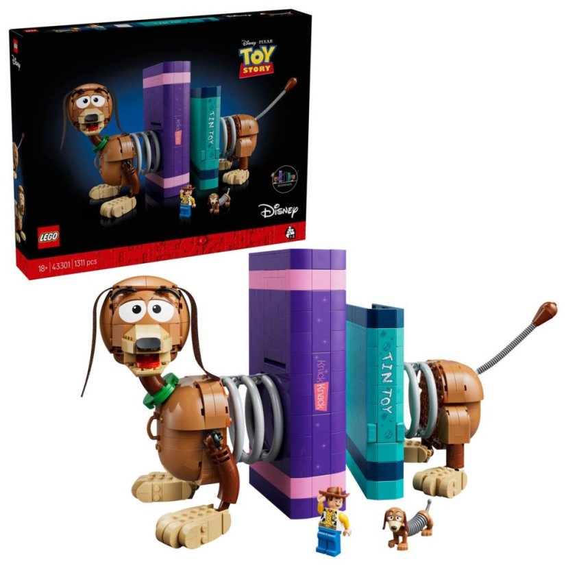 LEGO® Disney™ 43301 Knižní zarážky: Slinky z filmu Toy Story