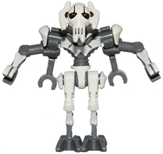 sw0515 General Grievous - Bent Legs, White Armor