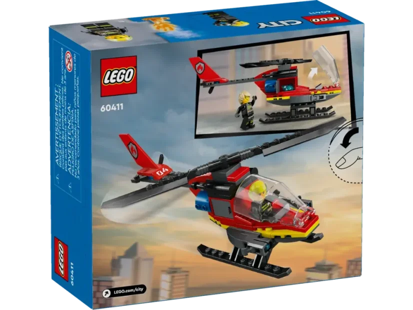 LEGO® City 60411 Hasičský záchranný vrtulník