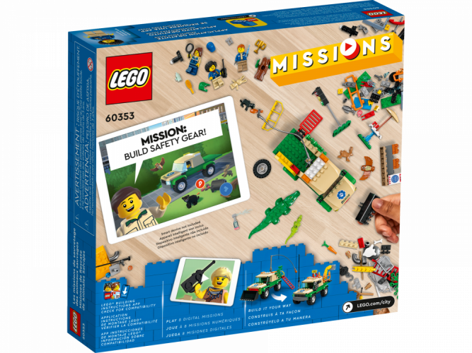 LEGO® City 60353 Záchranné mise v divočině