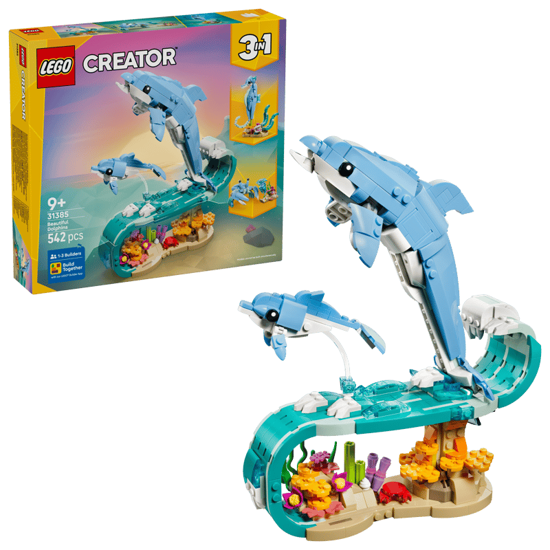 LEGO® Creator 31385 Sea Animals: Beautiful Dolphins