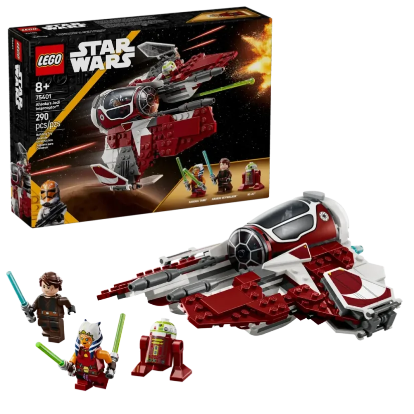 LEGO® Star Wars™ 75401 Ahsoka a jediská stíhačka Interceptor™