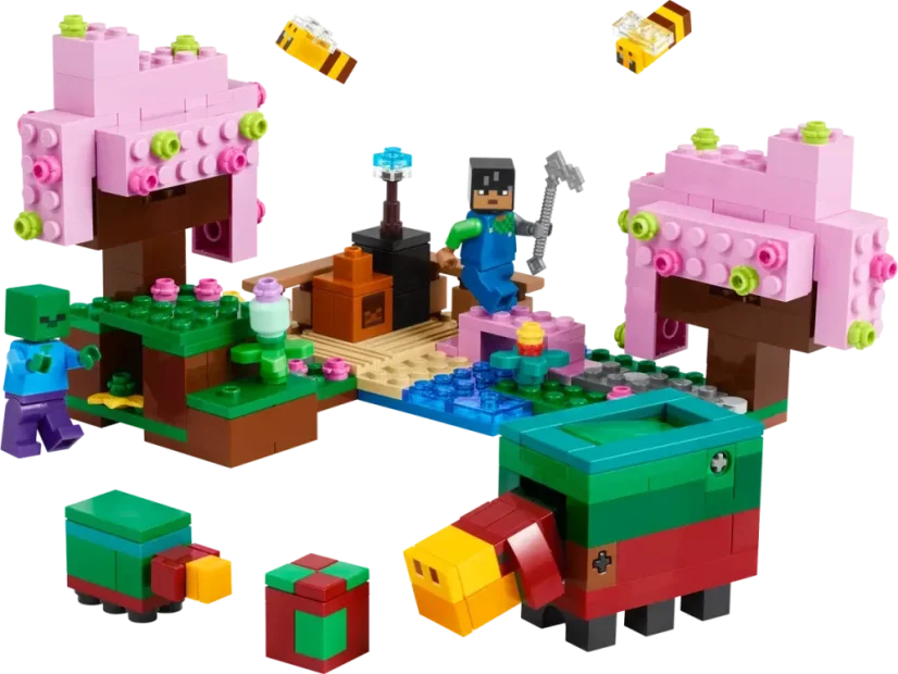 LEGO® Minecraft 21260 Zahrada s rozkvetlými třešněmi