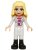 frnd0134 Friends Liza - White Riding Pants, Magenta Top and White Jacket with Bow
