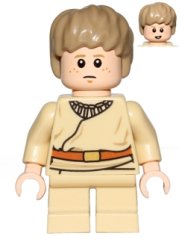 sw0640 Anakin Skywalker - Short Legs, Short Tousled Hair, Belt with Pouches on Back