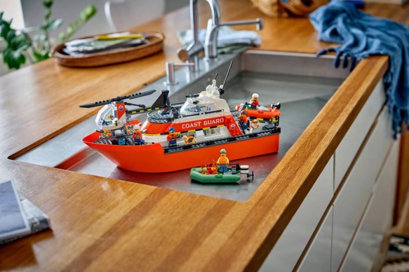 LEGO® City 60504 Záchranný člun pobřežní hlídky a vrtulník