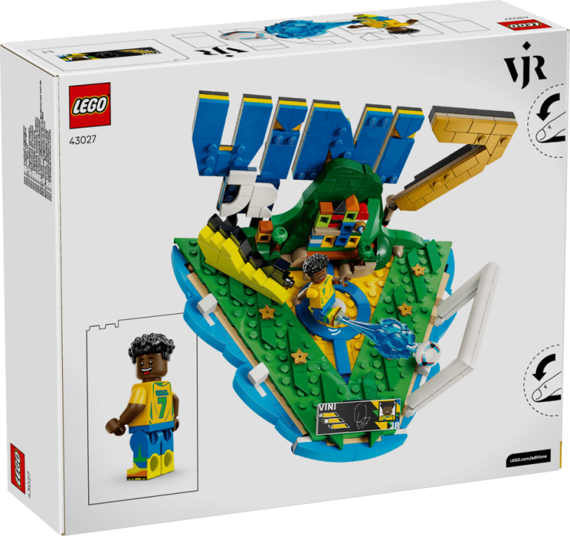 LEGO® Editions 43027 Vini Jr. – Hvězdné momenty fotbalu