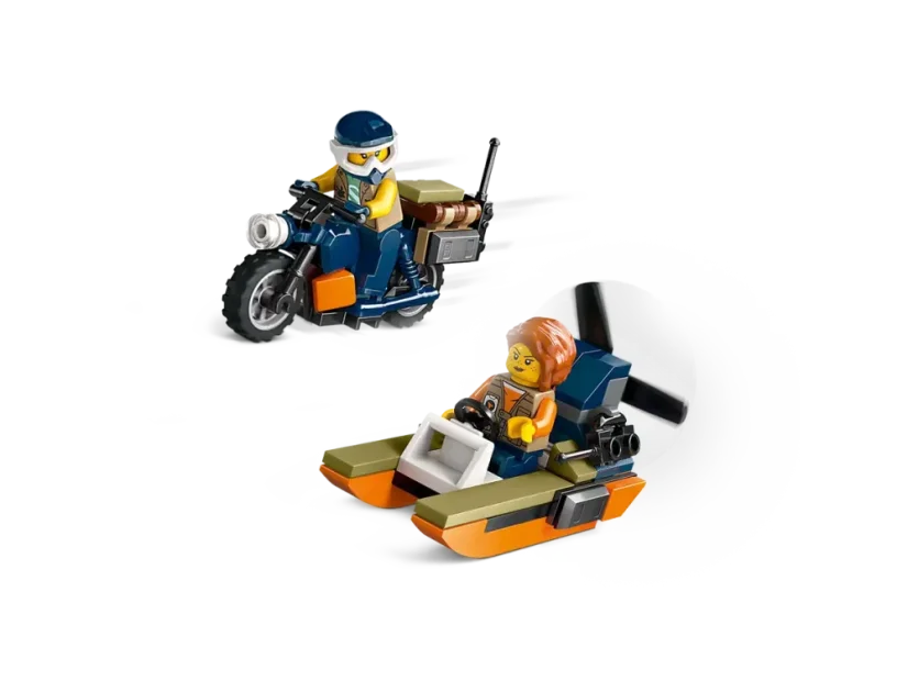 LEGO® City 60437 Helikoptéra na prieskum džungle v základnom tábore