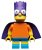 sim031 Bartman, The Simpsons, Series 2 (Minifigure Only without Stand and Accessories)