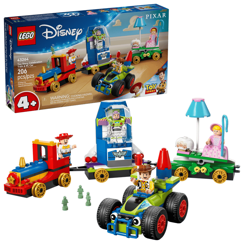 LEGO® Disney a Pixar 43264 Slavnostní vláček a Autíčko z Příběhu hraček