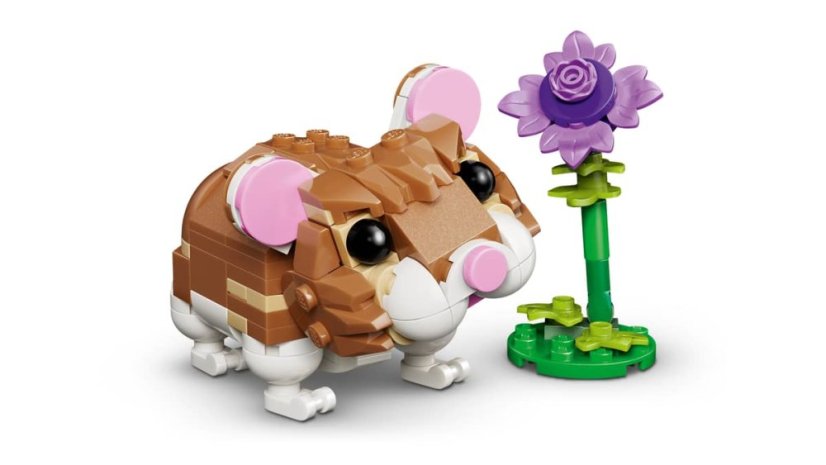 LEGO® Creator 3 v 1 31376 Roztomilý křeček s květinou